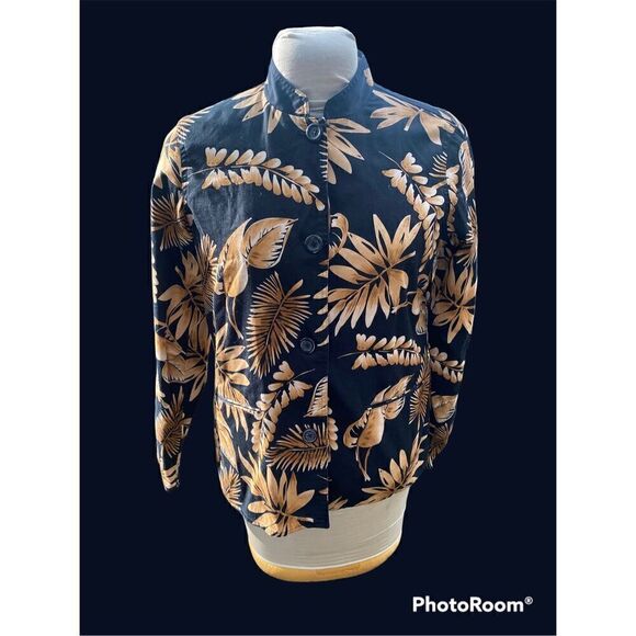 Laura Ashley Mandarin Collar Jacket Lined - Picture 2 of 12